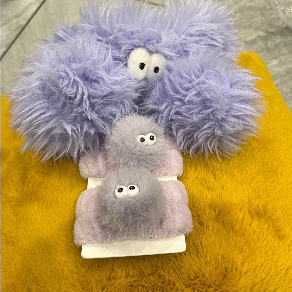 Purple Fluffy accessories